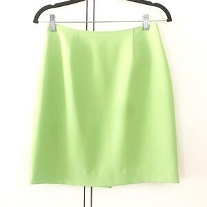 Vintage 90s Lime Green Mini Skirt
